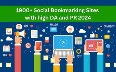 1900+ Social Bookmarking Sites with high DA and PR 2024